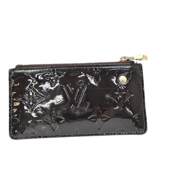 LOUIS VUITTON Pochette Cles Coin Wallet Monogram Vernis Red M93518 01FB770 - Picture 3 of 15